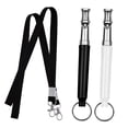 thumbnail image 1 of Silbato para perros Sunnimix con correa colgante metal ligero En blanco y negro, 1 of 8