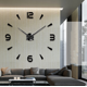thumbnail image 4 of Diseño de Moda creativo, pegatinas de pared DIY para sala de estar y dormitorio, espejo acrílico de gran tamaño, reloj de pared muy negro JM, 4 of 5