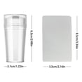 thumbnail image 3 of Becaristey Nail Stamper with Cover Beauty Tools Transparent Detachable Stamping Plate, 3 of 6