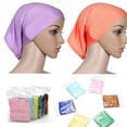 thumbnail image 3 of Women's Elegant Modest Soft Lightweight Jersey Hijab Long Scarf Solid Color Cotton Head Scarf, 3 of 6