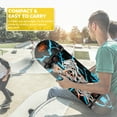 thumbnail image 6 of 31 Inch Skateboard Complete for Beginner and Adults for Trick, Hybrid, Freestyle, Carving, Cruising, T-TOOL Included, 6 of 7
