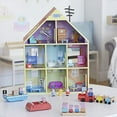 thumbnail image 2 of Peppa Pig Wooden Deluxe Playhouse Toy Set  8 Rooms, 2 Figures & 29 Accessories, 2 of 9