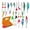 Color-B, variant on 2026 New Fishing Advent Calendar for Adult Men Boys,Fishing Lure Christmas Gifts,24 Days Topwater Lures Fishing Spoons Minnow Popper Crankbait for Fishing Lovers Father Boyfriend Brother