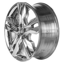 New Aftermarket Cladded Chrome Aluminum Wheel 20 x 8 5 Split Spoke Style fits 2011-2014 Ford Edge