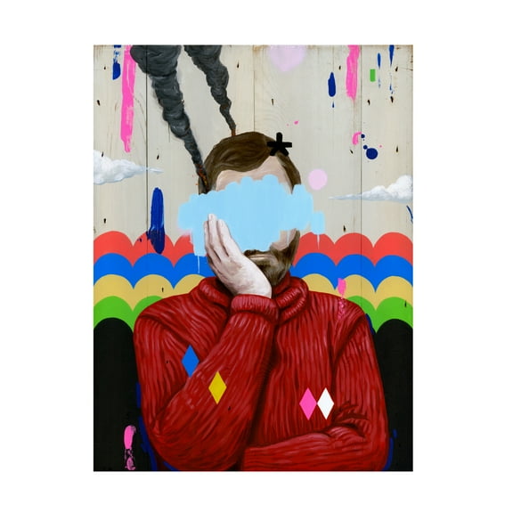 Trademark Fine Art Famous When Dead SAD Canvas Wall Art