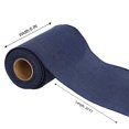 thumbnail image 2 of Holiday Time 6 inch x 20 feet  Linen  Ribbon, Navy Blue, 2 of 4