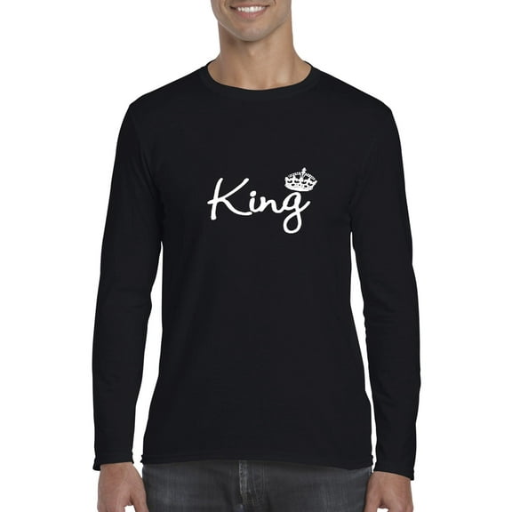 Artix - Mens Long Sleeve T-Shirts, up to Size 5XL - King Crown