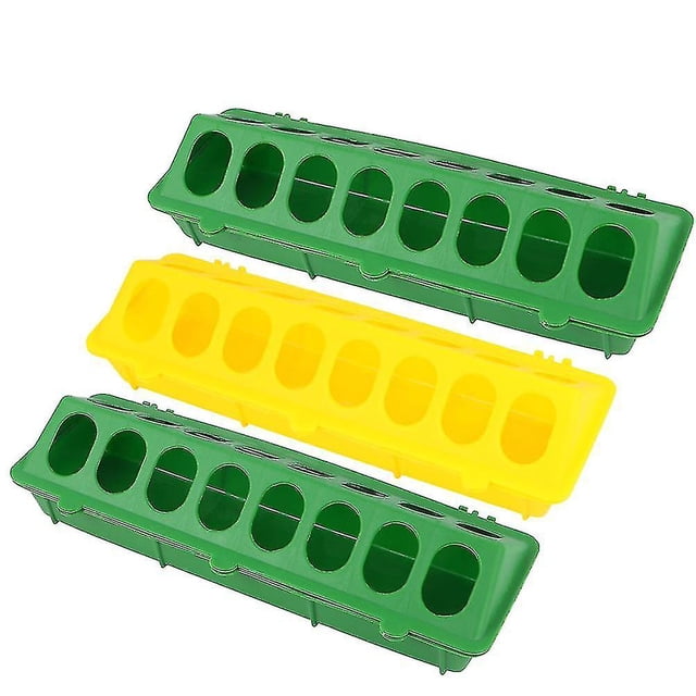 3 uds Flip Top Cken Er para codorniz sin ranura para dispensador de alimentos de desecho