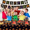thumbnail image 2 of Halloween Paper Plates for Halloween Party Decoration Disposable Cups Napkins Table Cover for Halloween Banner Birthday Party Supplies Serve 16 Design 2, 2 of 7