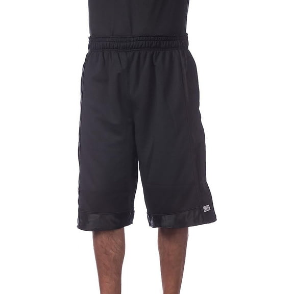 Pro Club Men's Heavyweight Mesh Basketball Shorts 161-BLK-XL