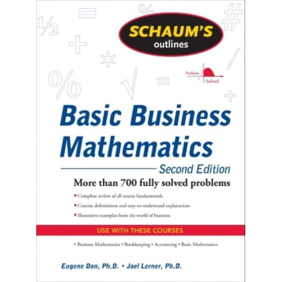 Schaum's Outline of Basic Business Mathematics, 2ed, (Paperback)