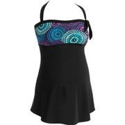 Maternity Bandeau Swimdress Two-Piece Swimsuit