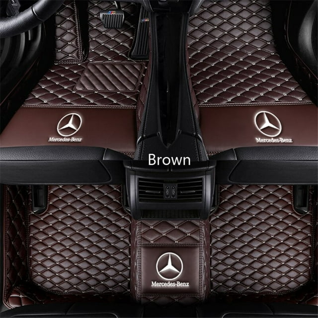 Mercedes-Benz C-Class 2008~2013 Waterproof Leather Car Floor Mats Car Carpet