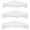 White, variant on Grey Corner Floating Shelves Set of 3 Wall Mounted Storage and Display Unit