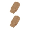 thumbnail image 1 of Bearachild Toalla de baño para hombres y mujeres, guante de ducha de limpieza profunda, guantes reciclados, suministros de baño exfoliantes para marrón 2Conjunto, 1 of 6