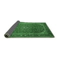 thumbnail image 2 of Ahgly Company Indoor Rectangle Medallion Emerald Green Traditional Area Rugs, 2' x 5', 2 of 4