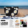 thumbnail image 5 of Kdxio Daisies Flowers for Beach Bag for Women Large Beach Tote Bag Waterproof Sandproof Swim Bag with Zipper Pockets Beach Vacation Travel, 5 of 7