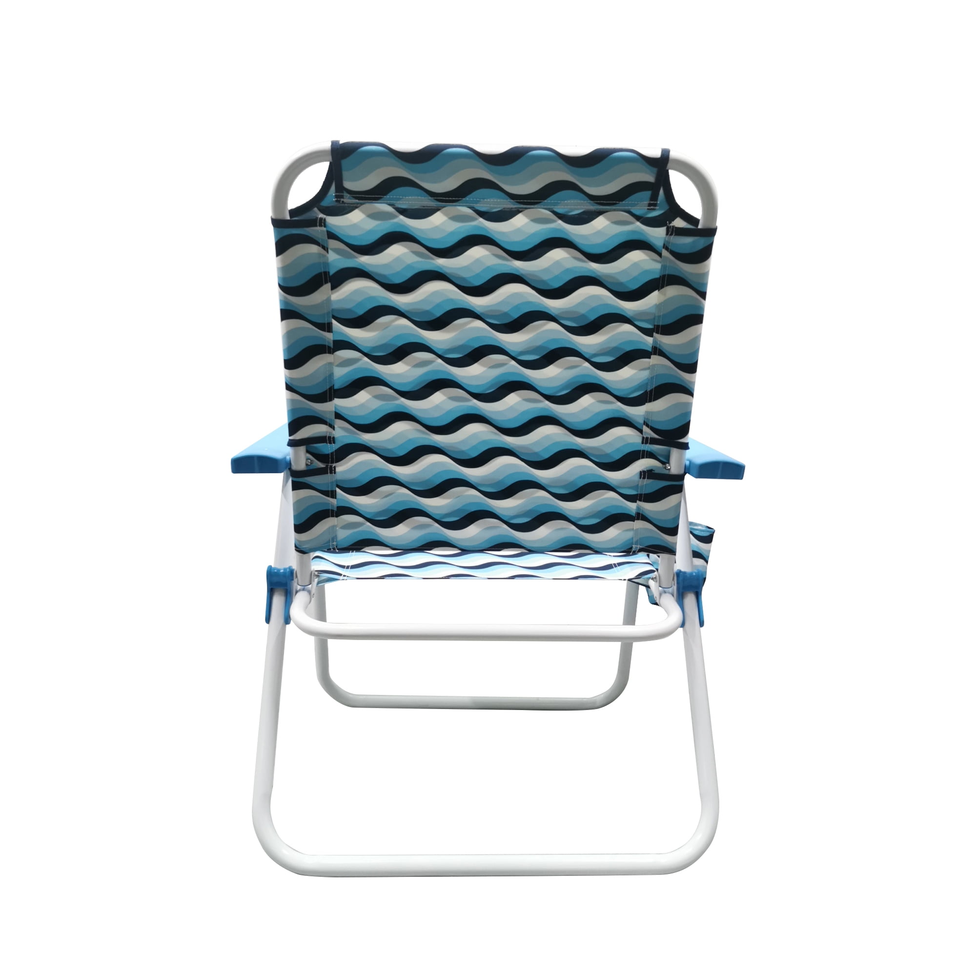 Mainstays Oversize Fabric Beach Chair, Blue Wave