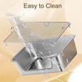 thumbnail image 7 of Rabbit Litter Box  Extra Large Bunny With 304 Stainless Steel Sifting Tray & Hooks Easy To Clean And Odor Control (17.7" * 13.8" 5.9"), 7 of 7