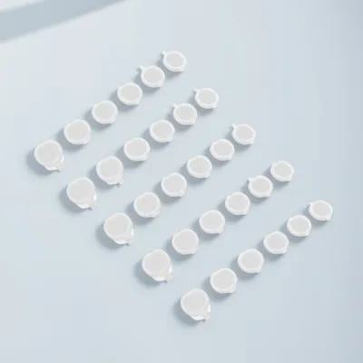 STRANDCHIC 5 Sets Small Clear Plastic Storage Containers Paint Cups for Pigment Craft Supplies and Projects