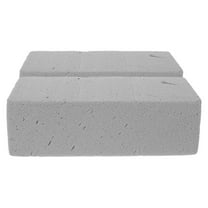 IBASETOY 2PCS Foam Blocks for Crafts Grey Foam for Flower Arrangement Holder Flower Shop