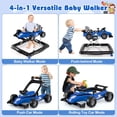 thumbnail image 2 of Baby Walker BABY JOY 4 en 1 plegable con altura ajustable, color azul, 2 of 9