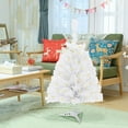 thumbnail image 5 of Christmas Trees,Artificial Holiday Christmas Tree For Home Office And Xmas Party Decoration, Prelit Artificial Pine Tree With Metal Stand And Lush Branch Tips For Indoor Holiday Decoration Display, 5 of 5