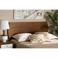 thumbnail image 5 of Baxton Studio Laurien Mid-Century Modern Ash Walnut Finished Wood Full Size Headboard, 5 of 5