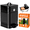 Black, variant on Pupzle Dog Poop Trash Can Outside, Trash Can for Dog Poop, 1.3 Gal, Black