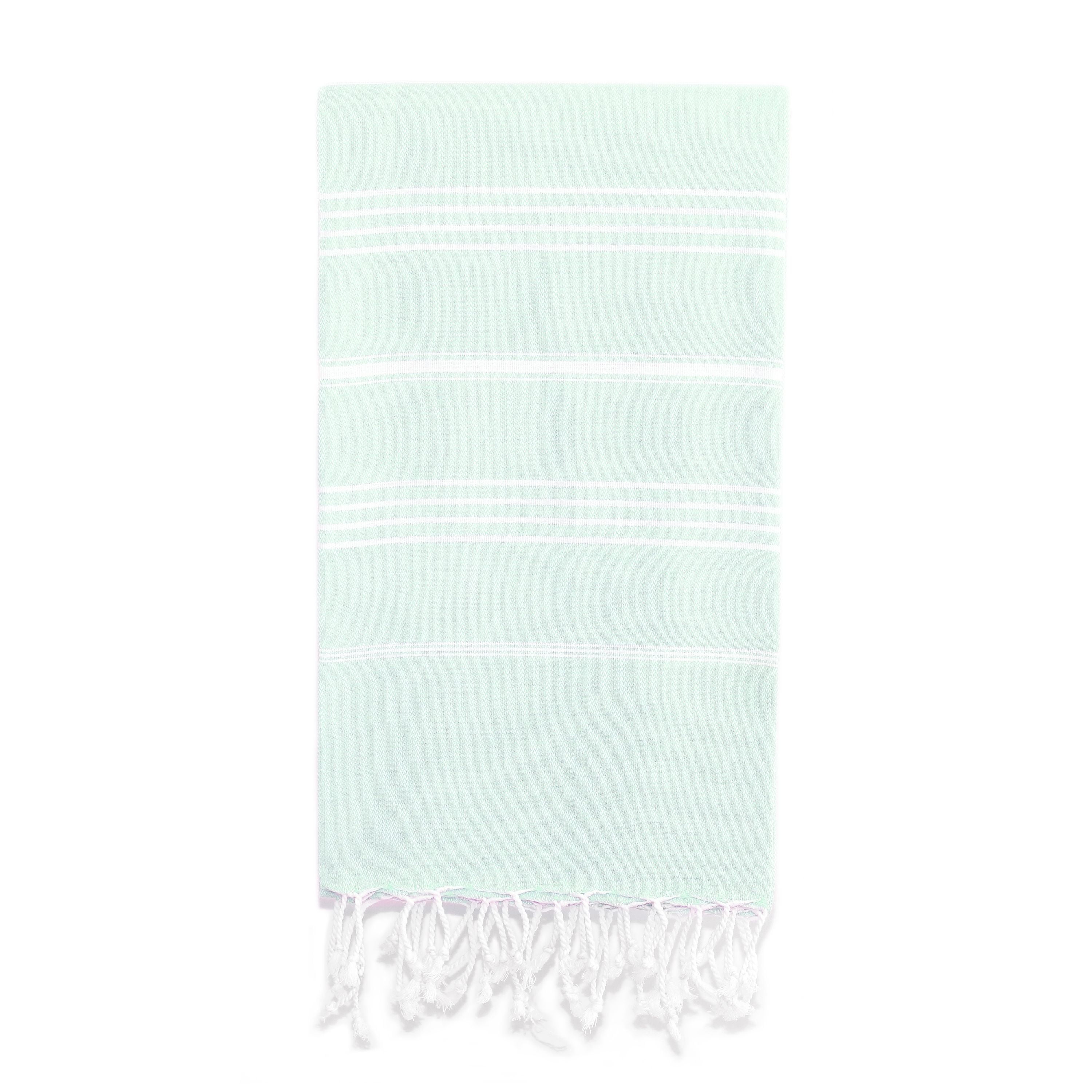 Linum Home 100% Turkish Cotton Lucky Striped Pestemal Beach Towel ...