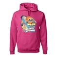 thumbnail image 1 of Wild Bobby, Betty Boop Endless Summer Beach the Dog Betty Boop Unisex Hoodie Sweatshirt, Fuschia, 3X-Large, 1 of 5
