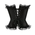 thumbnail image 4 of pstuiky Gothic Clothes for Women, Women Lace Splicing Three-Dimensional Embroidered Blouse Plus Size Gothic Clothes Solid Color Court Party Wear Shapewear Court Clothes Leisure Clothes, 4 of 5