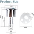 thumbnail image 2 of 1Pcs Toilet Flush Button, Round Head Dual Toilet Push Button, Cistern Flush Replacement,Tank Toilet Flush System, 2 of 5