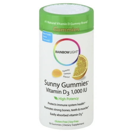 Rainbow Light Sunny Gummies™ Vitamin D3 1,000 IU 50 (Best Vitamin D3 To Take)