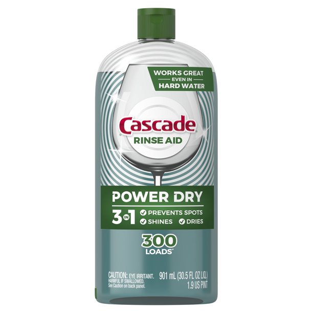 Cascade Platinum Power Dry Dishwasher Rinse Aid, 30.5 fl oz