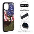 thumbnail image 2 of WIRESTER Shockproof Soft Rubber Cover Case for Apple iPhone 11 Pro Max 6.5" 2019, Vintage American USA Flag Deer, 2 of 5