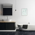thumbnail image 3 of Stupell Industries Green Bathroom Rules Typography Painting Gray Framed Art Print Wall Art, 16 x 20, 3 of 9