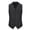 Black, variant on Bcfgryg Men's Suit Vest V Neck Silm Fit Solid Formal Suit Waist Coat Lightweight For Wedding Prom Business Vest For Men Black L