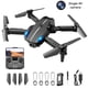thumbnail image 5 of Cateissary Dron de fotografía aérea con WiFi de 2,4G, cuadricóptero plegable con Control remoto inalámbrico para interiores y exteriores, Accesorios para aéreos Negro Tipo 2, 5 of 6