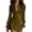 Army Green, variant on Women's Suede Dress V-Neck Zipper Lace Long Sleeve Solid Color Vintage Dress for Winter Vintage Style and Casual Wear,Army Green,M