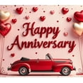 thumbnail image 3 of Colorful Happy Anniversary Banner with Balloons and Confetti Backdrop Background Decorations Party Supplies Photography Props Celebration Decor, 3 of 7