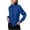 Blue, variant on Business Casual Tops for Women Long Sleeve High Neck Ruffled Shirts Button down Adjustable Cuff Blouse Comfy Fall Tops