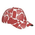 thumbnail image 3 of Disketp Hearts Print Baseball Caps For Outdoor Sports Fashion Casual Outdoor Caps Men Women, 3 of 8