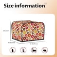 thumbnail image 5 of Lsque Donut Print 4 Slice Toaster Cover , Kitchen Appliance Dustproof Protector , Toaster Protector Dustproof Kitchen Appliance Cover, 5 of 7
