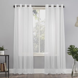 No. 918 Emily Sheer Voile Grommet Curtain Panel, 59"x84"