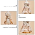 thumbnail image 3 of AURARMLET Vestido Formal Dorado Para Perro Con Material Y Cómodo Look Adorable Para Fiestas Y Eventos, 3 of 8