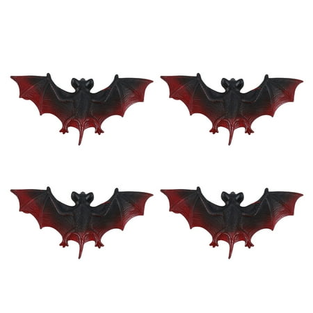 

Bats Wall Decor Bat Pendant Hanging Black Scary Decals Decoration 3D Party Goth Vintage Realistic Spooky Eve Decal