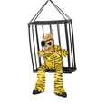 thumbnail image 3 of Scary Prison Caged Dead Prisoner Cage Specter Statue Photo Prop Skeleton Toy for Style C, 3 of 8