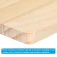 thumbnail image 4 of Uxcell 0.4"x4" Unfinished Wooden Coasters, 8 Pack Square Wood Coasters with Non-Slip Dots Blank Wood Pieces, 4 of 5