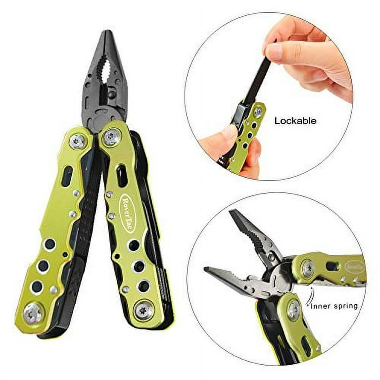 Gifts for Men Dad Husband Gifts for Him Birthday Gifts Unique Mens Gifts Ideas RoverTac 12 in 1 Multitool Knife Pliers Screwdrivers Saw Bottle Opener